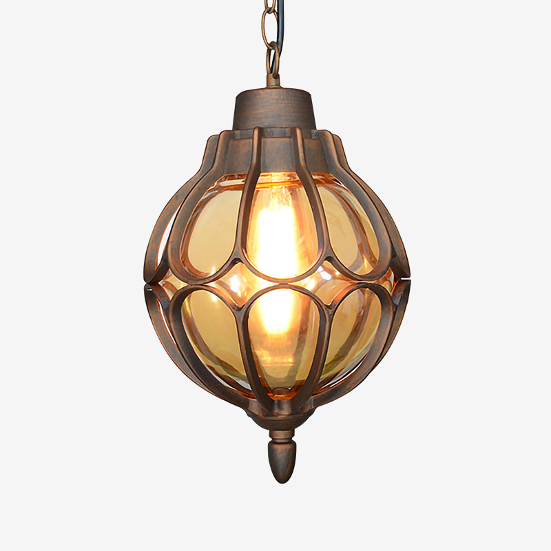 Vingae Black Bronze Outdoor Pendant Light