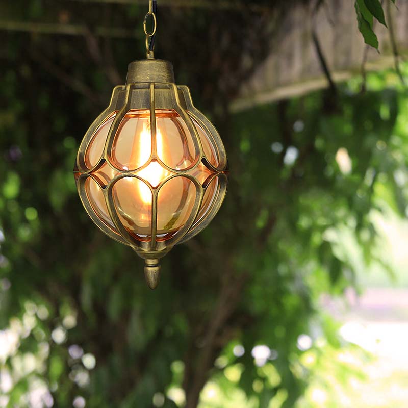 Vingae Black Bronze Outdoor Pendant Light