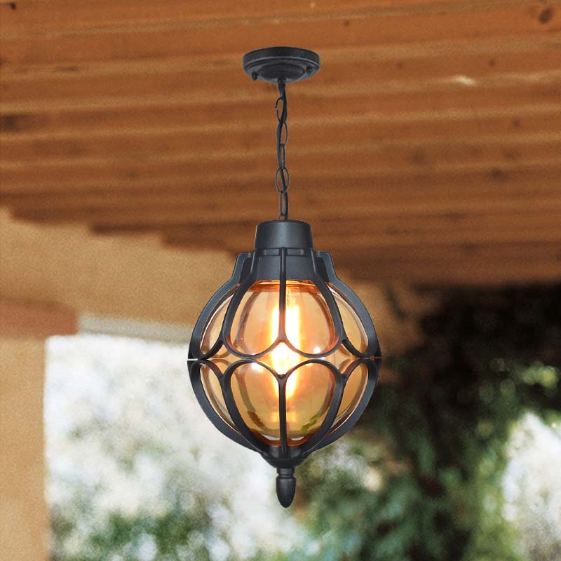 Vingae Black Bronze Outdoor Pendant Light