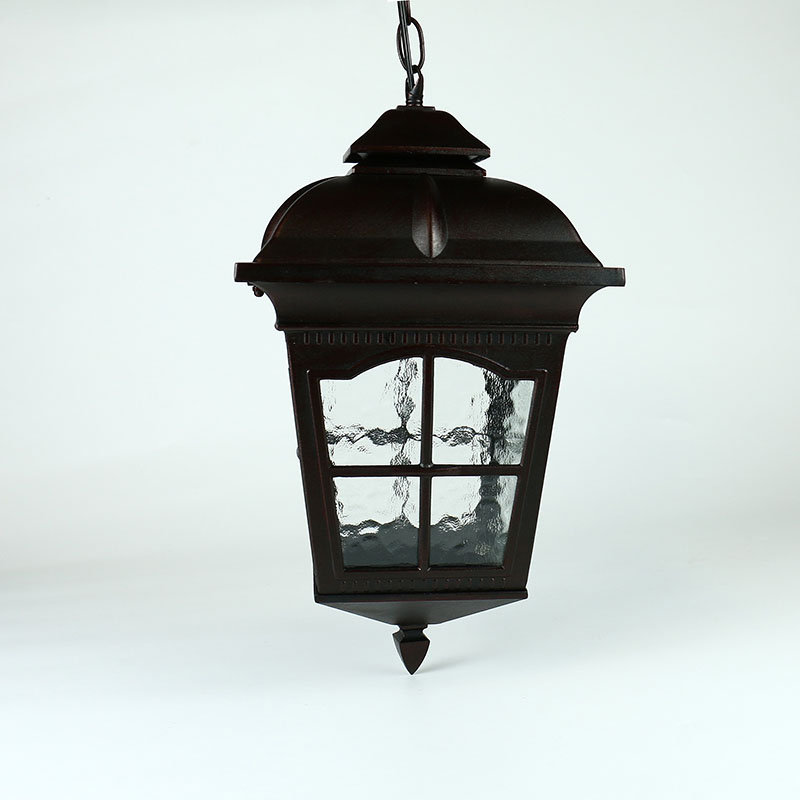 Waterproof Retro Hanging Lantern Exterior Pendant Porch Light