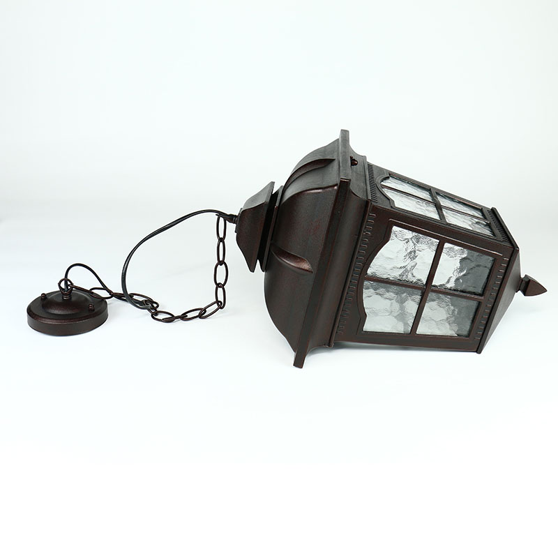 Waterproof Retro Hanging Lantern Exterior Pendant Porch Light