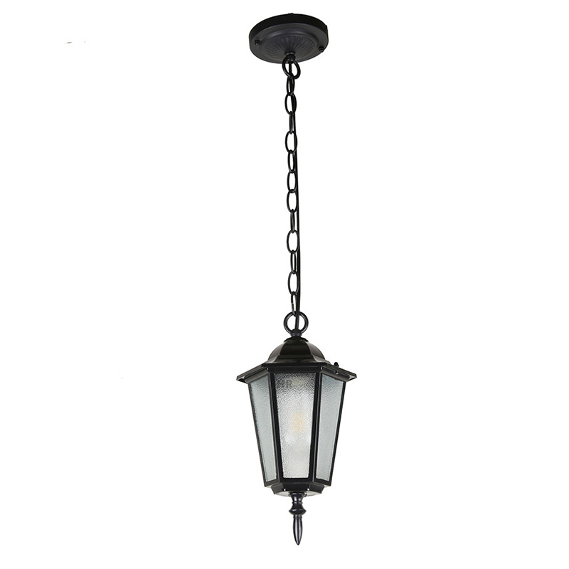  Exterior Pendant Black Outdoor Hanging Lantern Lights