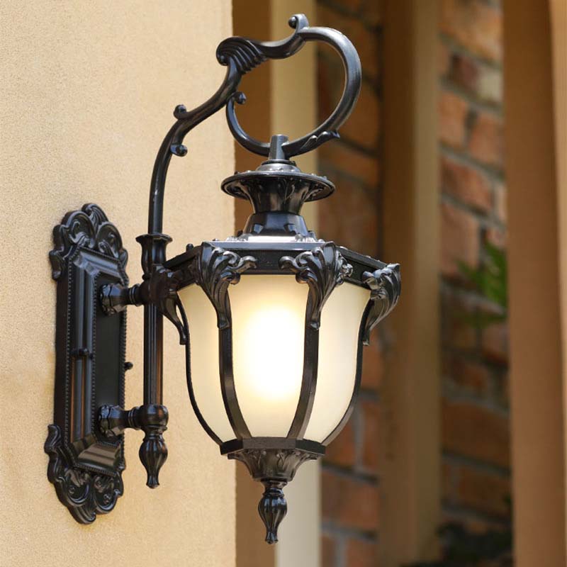 Decoration Waterproof Porch Antique Bronze Outdoor Wall Light