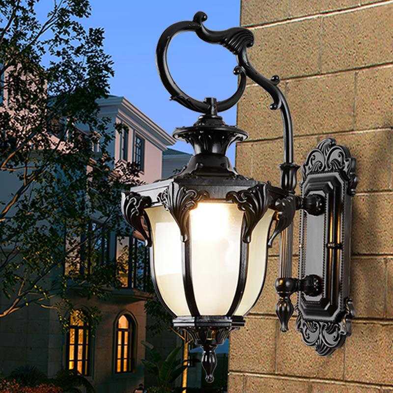 Decoration Waterproof Porch Antique Bronze Outdoor Wall Light