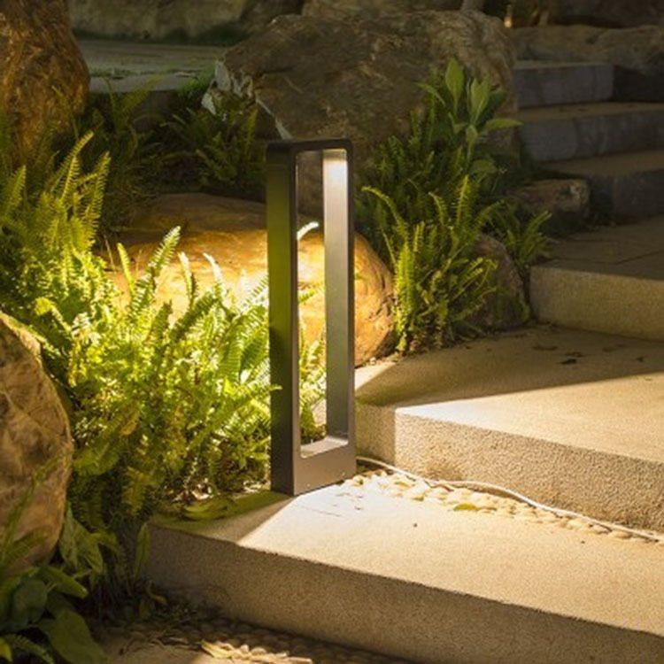 Exterior LED Landscape Black Outdoor Bollard Lights