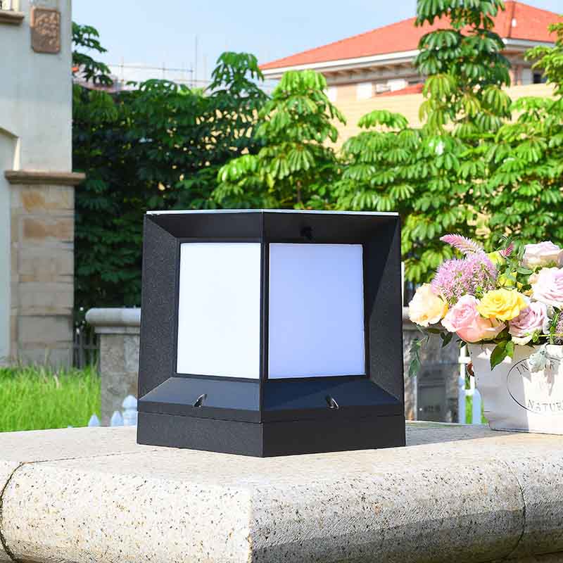 Garden Landscape Pahtway Led Bulb Outdoor Bollard Lights Black