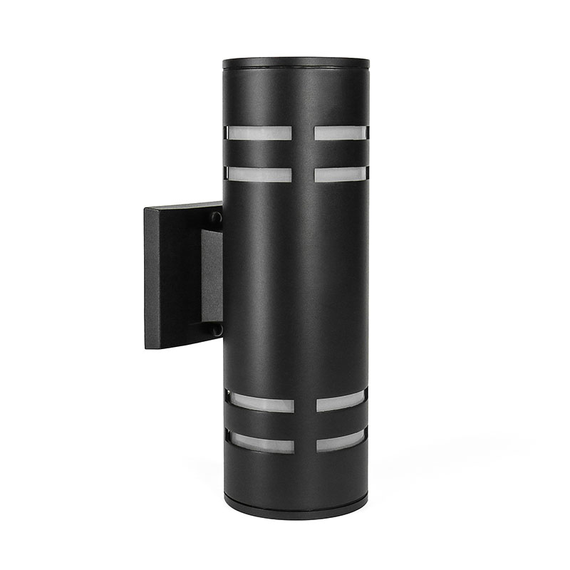 Black Led E27 Outdoor Wall Light