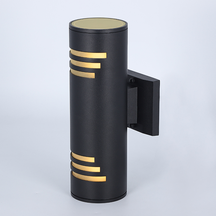 Cylinder Black Exterior Sconce Lights Fixture