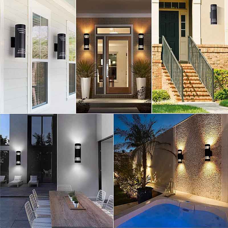 Modern Outdoor Motion Sensor Exterior Wall Light