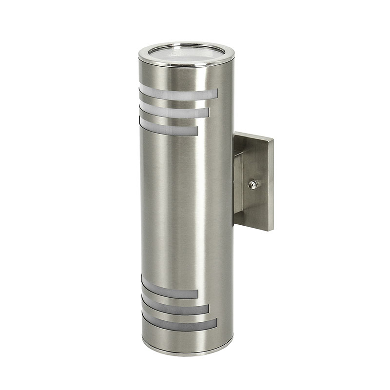 Stainless Steel Cylinder Up Down Wall Sconce Outdoor