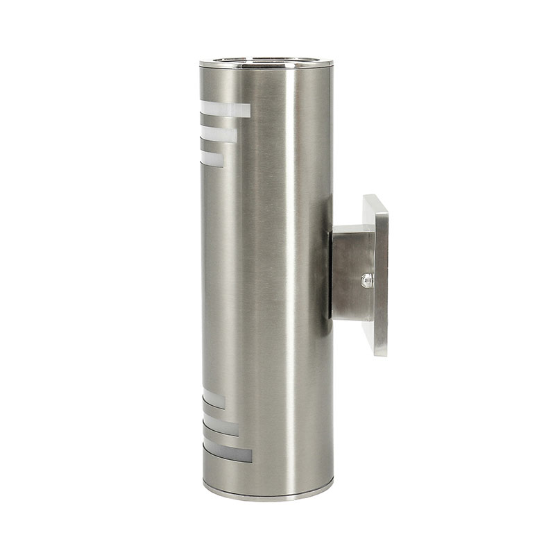 Stainless Steel Cylinder Up Down Wall Sconce Outdoor