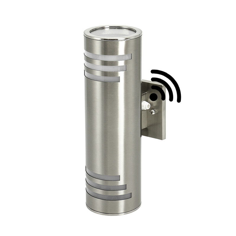 Stainless Steel Outdoor Wall Sconce With Photocell