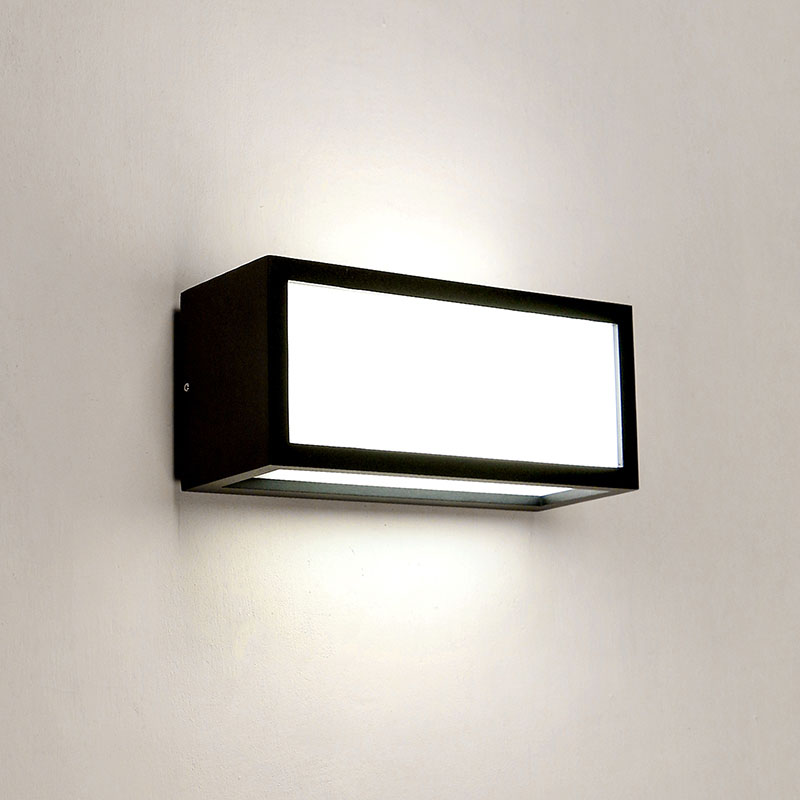 Led Wall Lamp Sconce Matte Black Exterior Lights