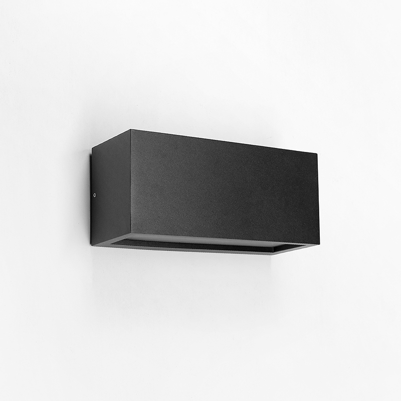 Matt Black Contemporary Exterior Wall Sconces Led Lamp Fixture