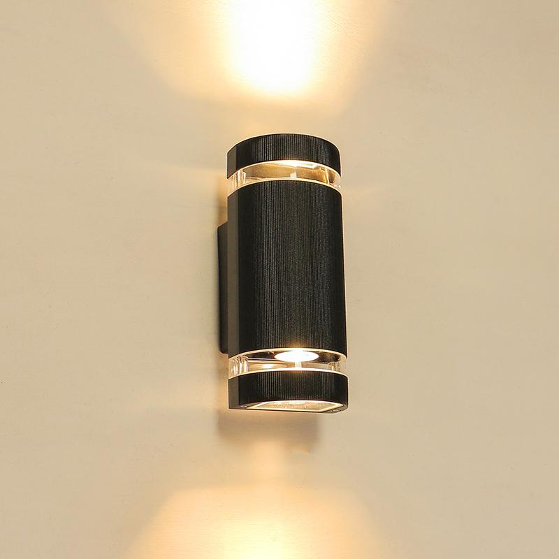 Cylinder Led Outdoor Up And Down outside Lights Anthracite 