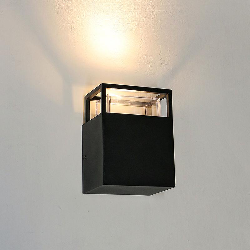 Porch Light Modern Black Outdoor External Wall Sconce