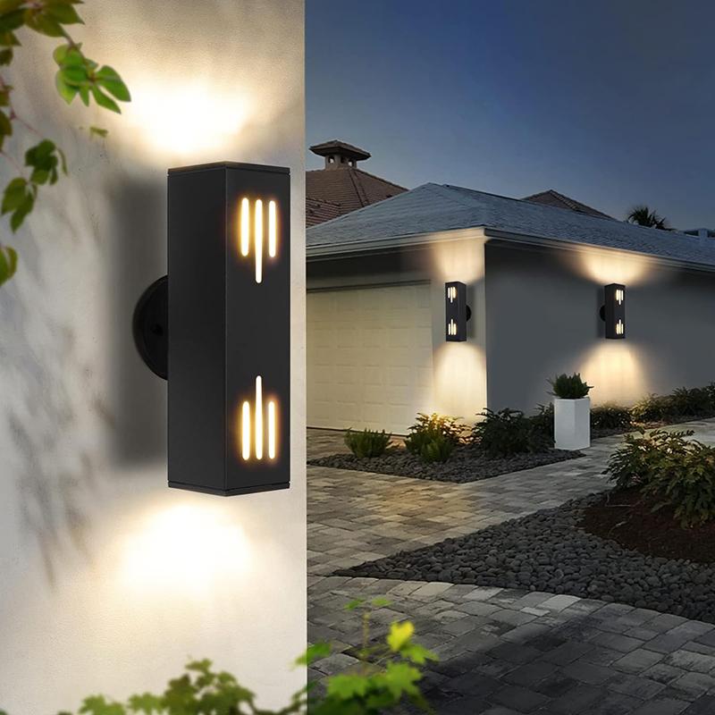 Outdoor Wall Sconce Motion Sensor Up And Down Lights With Photocell