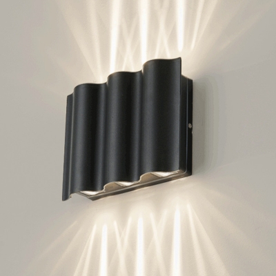 Up Down Led Outdoor Wall Lights Anthracite Grey