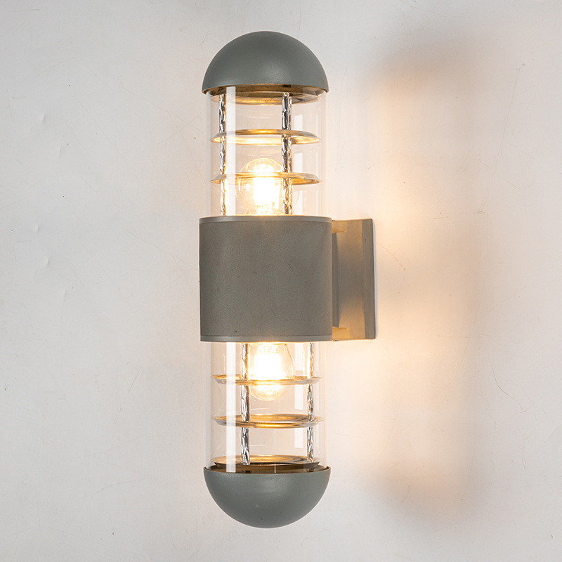 Cylinder Sconce Light Fixture Wall Outdoor Lamp