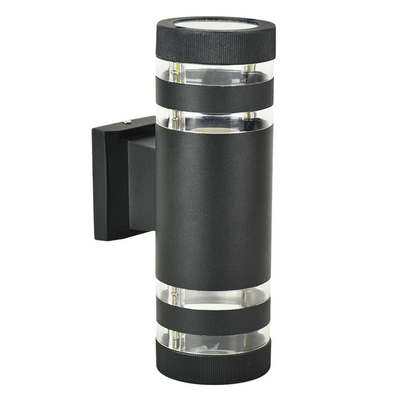 Modern Outside Black Up Down Outdoor Wall Lights