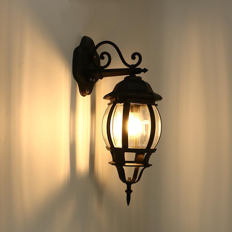 Black Outdoor Wall Lights Lantern Wall Sconces