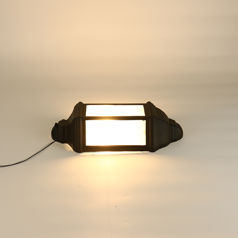 Aluminium Porch Half Lantern Garden Wall Lights Outdoor
