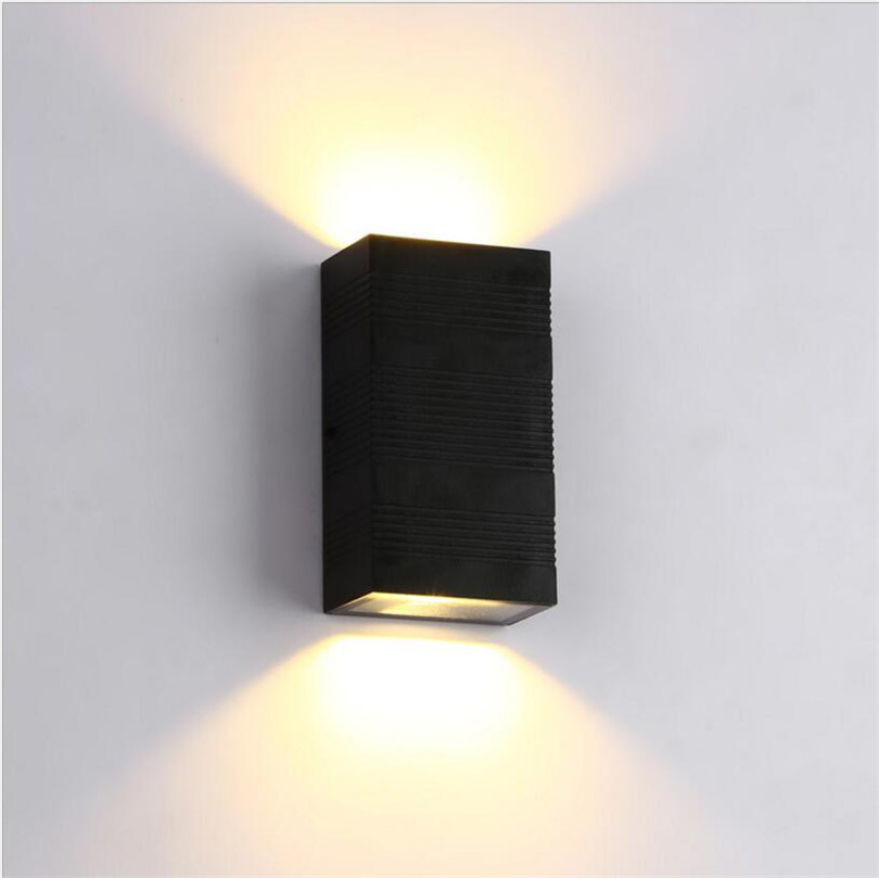 Rectangular Wall Mount Led Modern Exterior Sconce