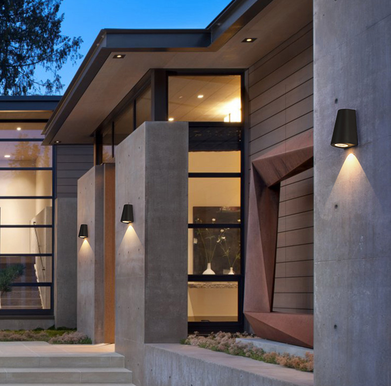 Waterproof Up Down Led Exterior Wall Sconce Lighting