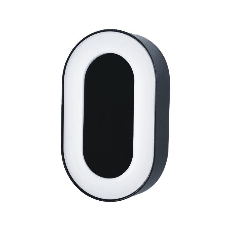 Oval Modern Led Outdoor Lighting Fixtures Wall Mount