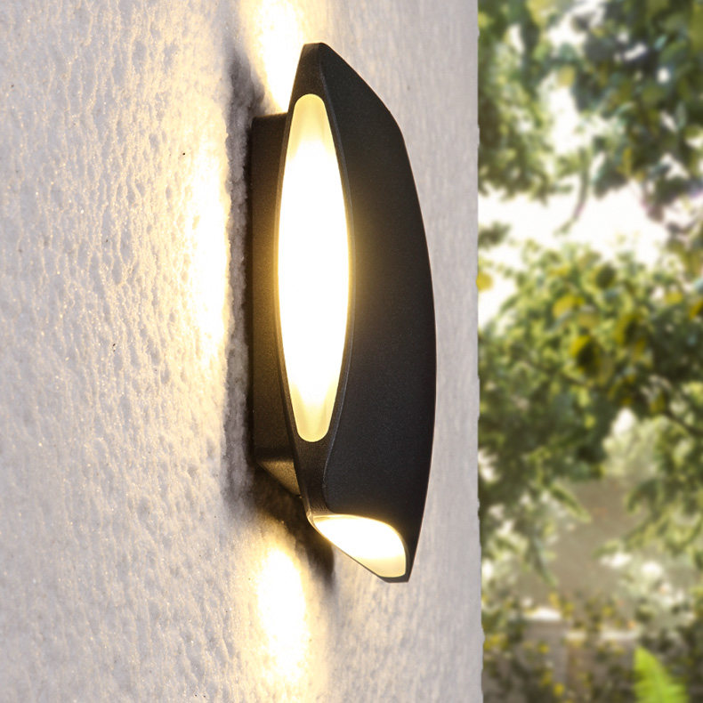 Modern Led Black Square Outdoor Wall Lights