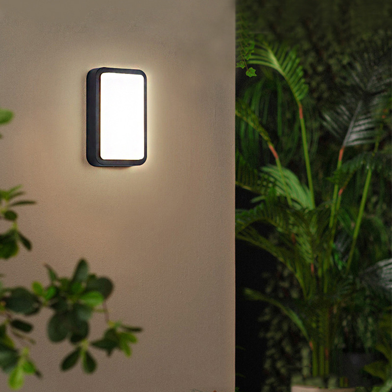 Ip65 Aluminum Rectangle 24w Bulkhead outside Light