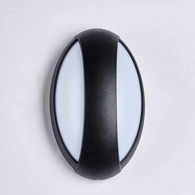 Outdoor Oval Led Wall Sconce Lamp