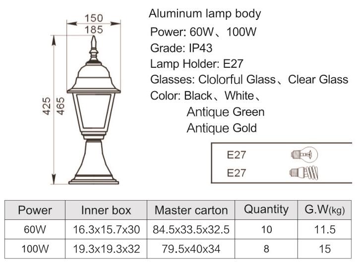 Exterior Column Lights