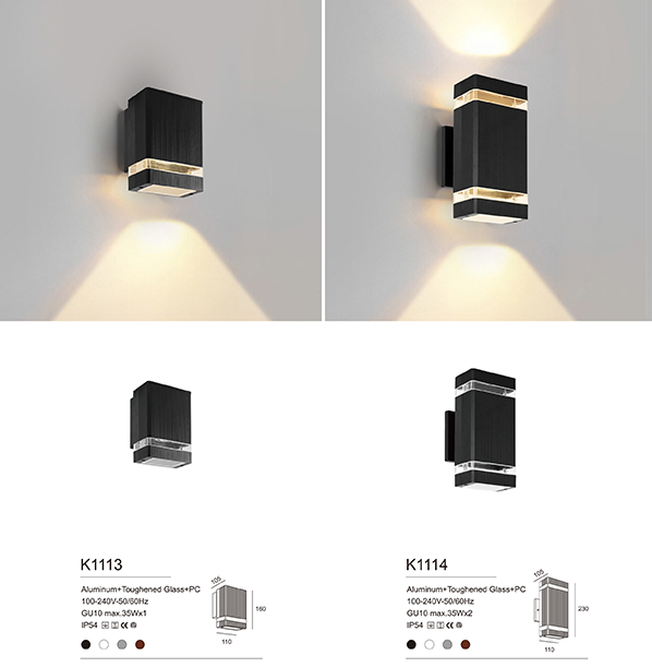 modern black outdoor sconces