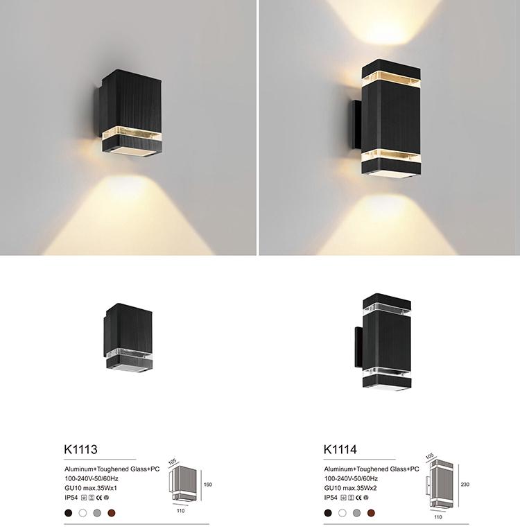 GU10 Up And Down Wall Light