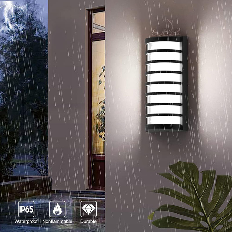 Modern Outdoor Sconces Black