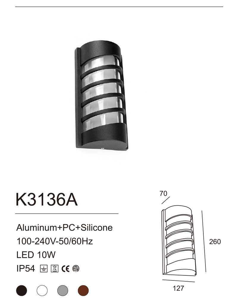 bulkhead led outdoor light