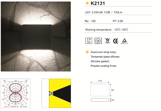 Waterproof Wall Sconce Led Outdoor Lights for House Wall