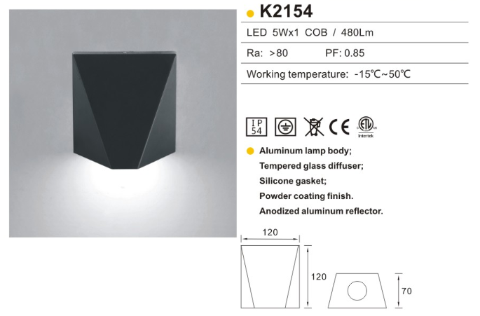 Led Outside Lights Black