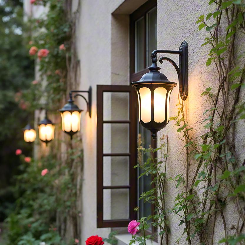 Lantern Style Outdoor Wall Lights