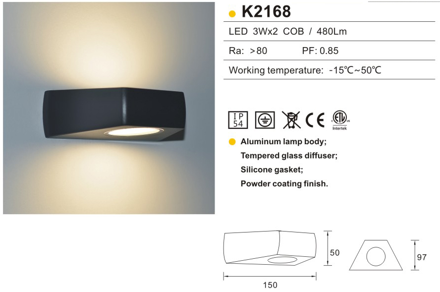 Led Exterior Sconce Lights