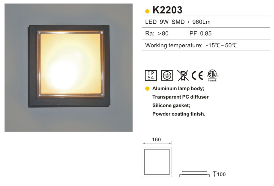 LED Outdoor Wall Sconce Lights