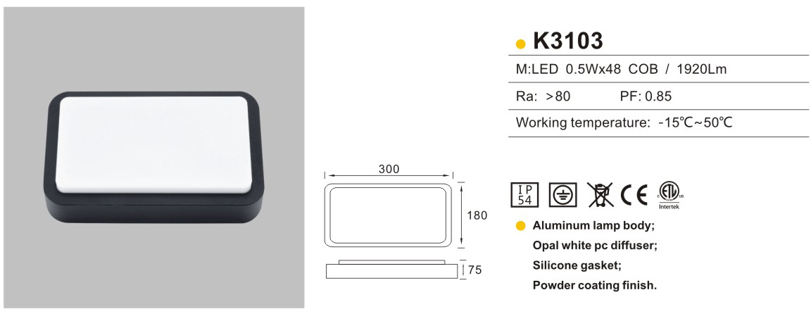 Bulkhead outside light